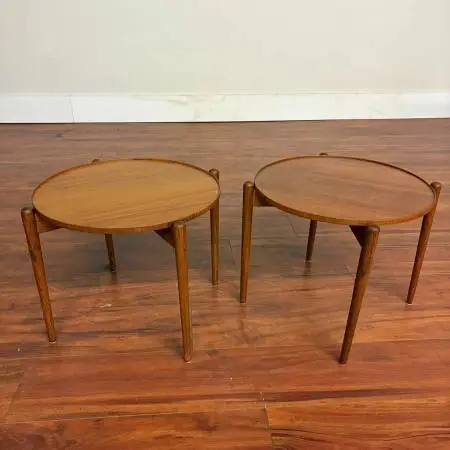 9 Different Side and Coffee Tables, Nightstands, Mid-Century
