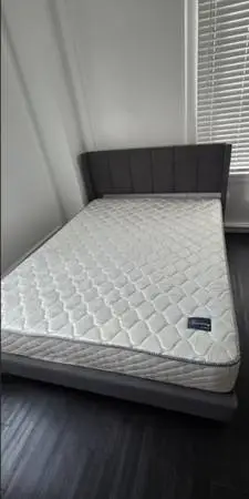 $0 Down!New queens bed plus queen mattress