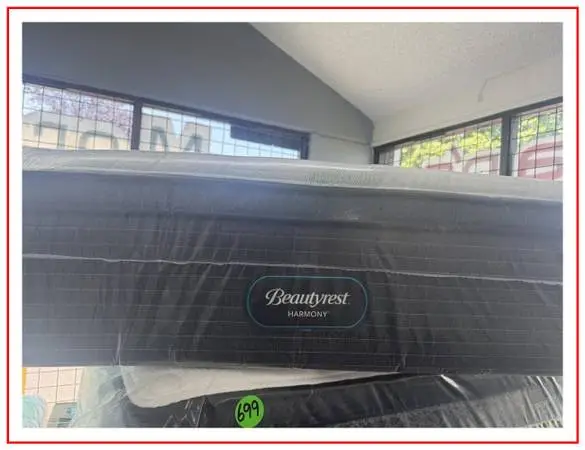 California King Size Simmons Beautyrest Harmony Pillow Mattress & Bed