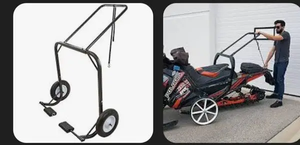 Snowmobile Dolly Cart Hoist and Lift