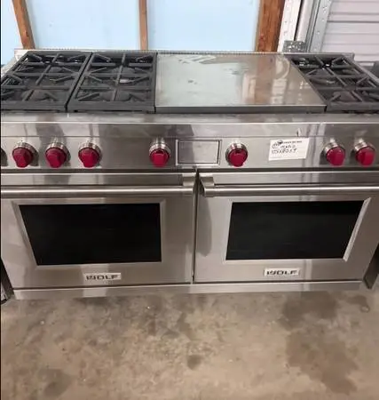 New 60  ss gas stove