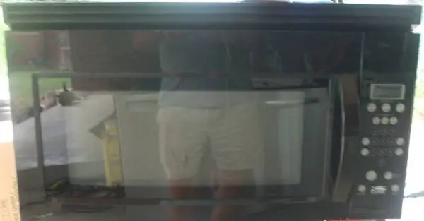 Whirlpool Estate black over the range microwave
