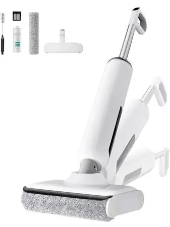 ☆ Cordless Wet Dry Vacuum Cleaner, 23KPa Vacuum Mop for Hard Floors, U