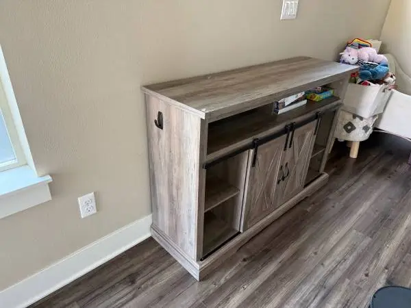 Rustic Barn Door TV Stand / Storage Console - Westside Bend