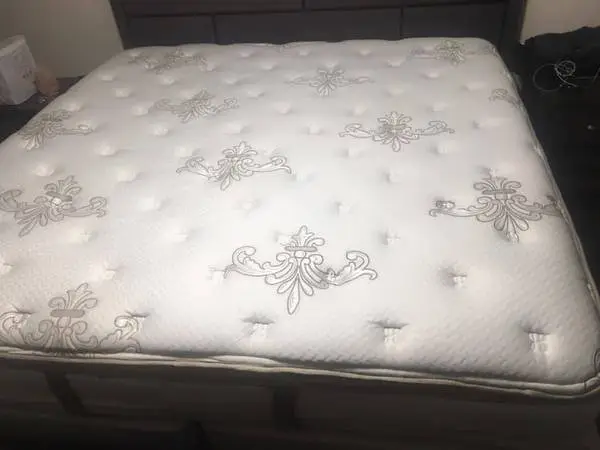 Sterns & Foster Tonya Luxury Plush Euro Pillowtop KING Set - Like New