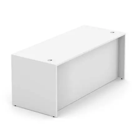 *Several New in Box White Straight Front Desk Shells 60,66 or 71wX 30d
