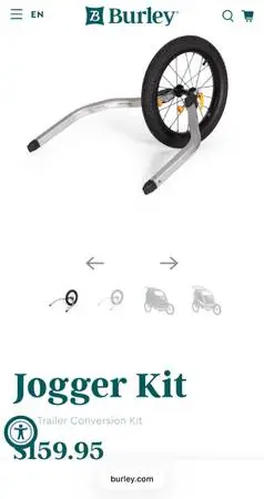 burley jogger kit (double)