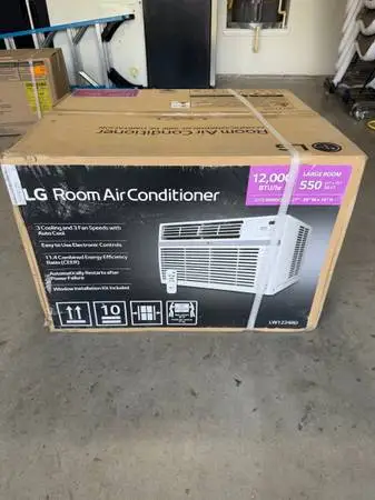 12,000 BTU 115-Volt Window Air Conditioner Unit Cools 550 sq. ft. with