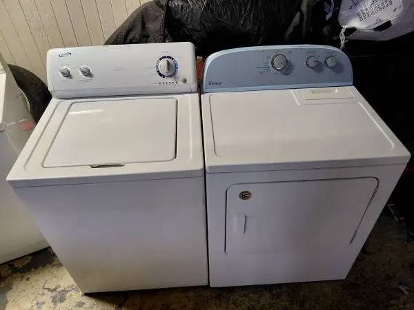 Washers and electric dryer with a 60day warranty