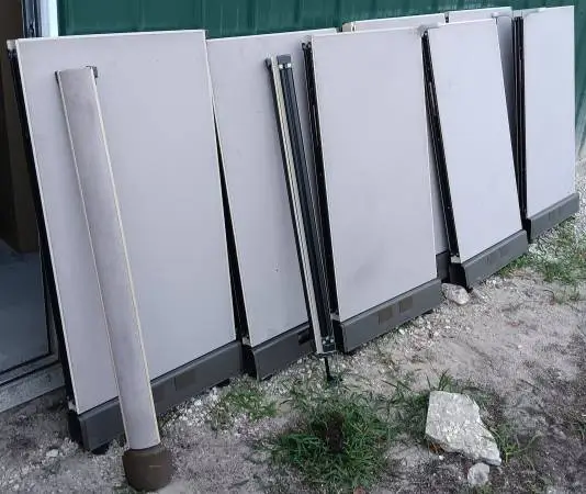 Herman Miller Cubicle Partitions-Wall Panels,48Hx24W,Light Gray,RmDiv
