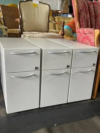 GON/Steelcase heavy duty metal storage cabinets