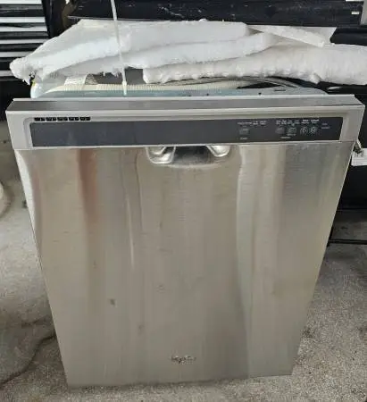 WHIRLPOOL STAINLESS STEEL DISHWASHER.......$ 180