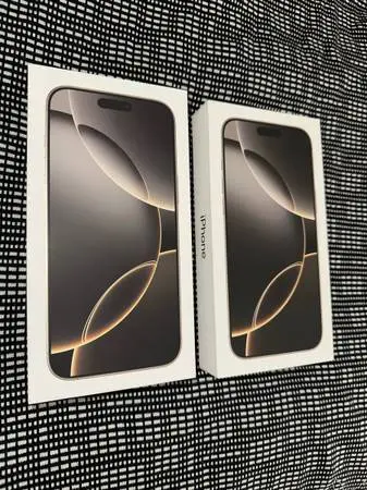 New Sealed iPhone 16 Pro Max 1TB Natural Titanium Unlocked