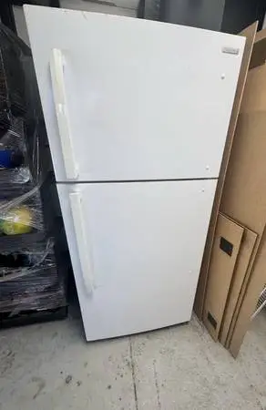 18 cubic refrigerator with freezer (free local delivery)
