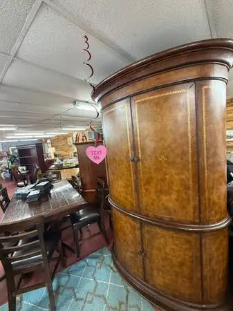 Elegant Carved Armoire