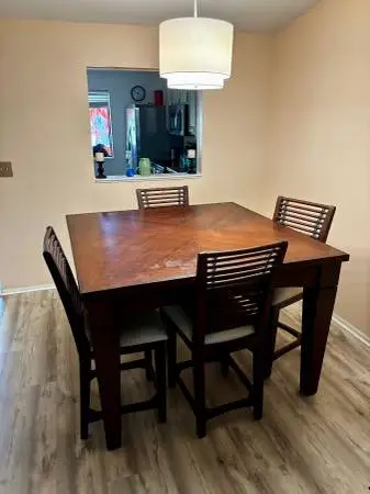 High Top Table and 4 Chairs