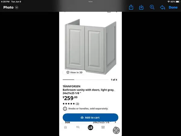 IKEA cabinet new