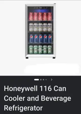 BRAND NEW HONEYWELL MINI FRIDGE IN BOX. 140!
