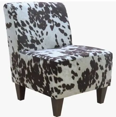 Nicolasa Upholstered Chair Cow Print