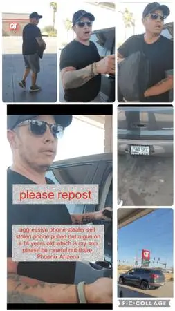 Please beware of this man selling stolen iPhones