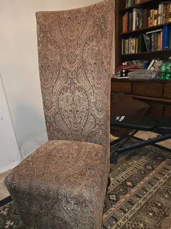 Paisley High back accent chair