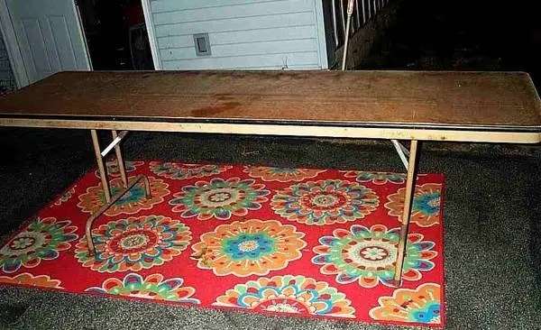 BANQUET TABLE 8 ft Folding Portable Dining Party Food Kitchen Display