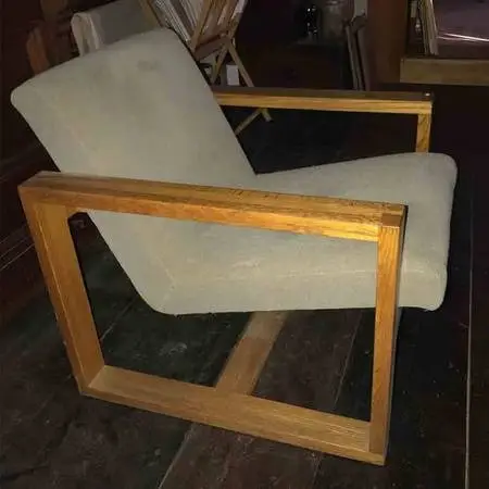 Modern (mid-century?) Oak Arm Chair
