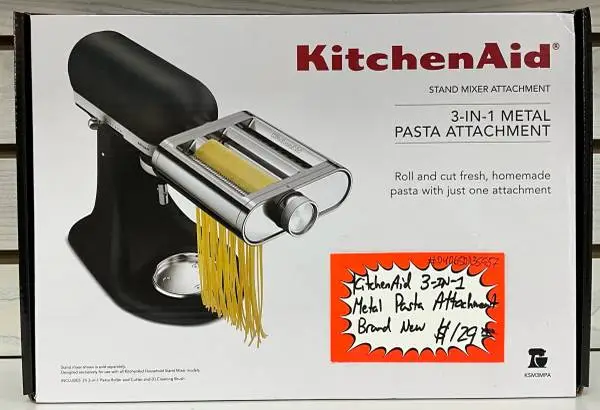 KitchenAid 3-in-1 Metal Pasta Attachment Brand New