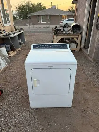 Whirlpool Cabrio White Electric 220 Plug Dryer For Sale $100 Or OBO