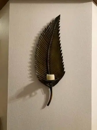 Palm Leaf Candle holder
