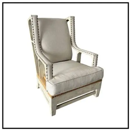 Uttermost Schafer Linen Armchair