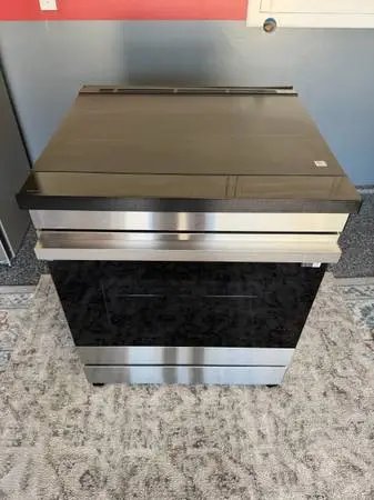 Electric oven range