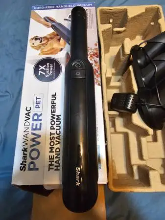 Shark WANDVAC Power Pet Handheld Cordless Vacuum Used New Accessories