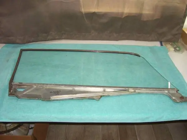 1966 Mustang Coupe Door Glass LH OEM
