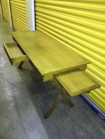 Hard Pine Wood Table $100 Read Details Below.