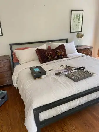 King size Room and Board bed frame