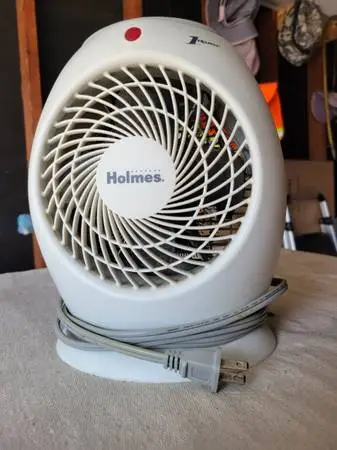 Holmes 1Touch Whisper Quiet Space Heater 1500W White