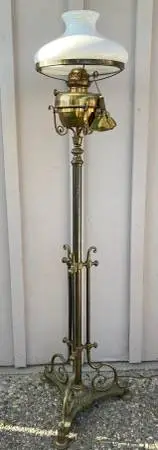 Antique Brass Floor Lamp