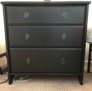 Ikea Gray Wooden Chest with 3 Drawers 30 wide?