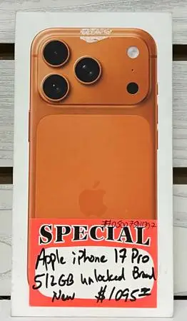 Apple iPhone 17 Pro 512GB Unlocked Brand New
