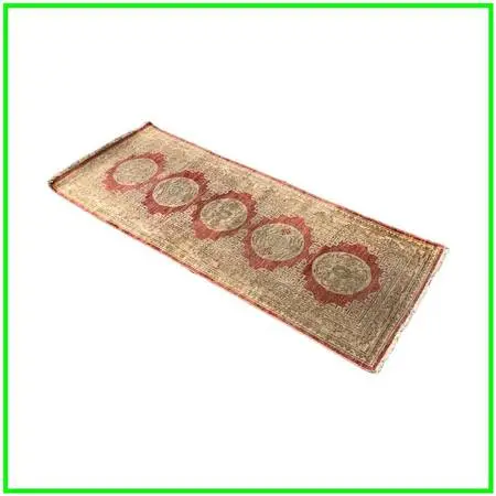 2ft 6in × 6ft 5in Oushak Turkish Runner Rug, Vintage