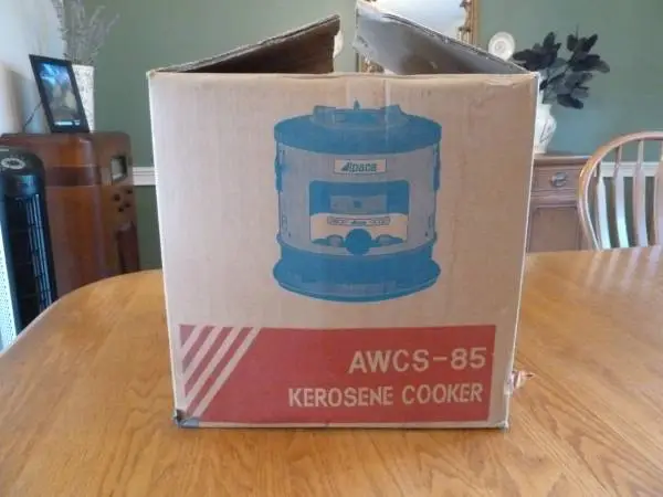Alpaca AWCS-85 Model TS-808 Kerosene Cooker.