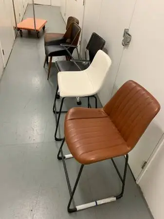 Bar chairs and other chairs