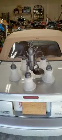 Five light chandelier