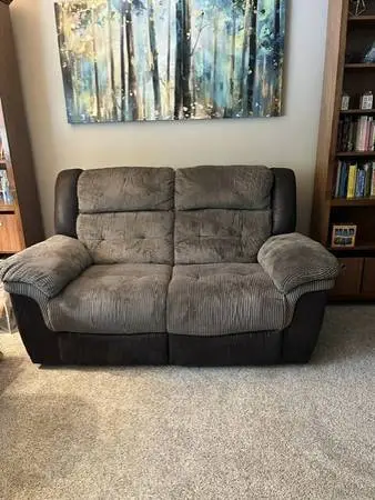 Microfiber Sofa and Loveseat