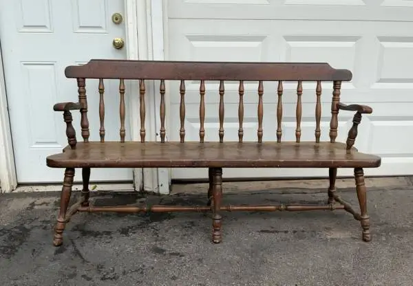Vintage bench-wood