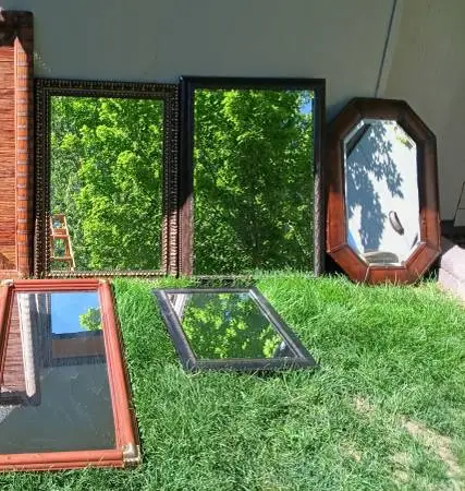 Various Living Room Mirrors Framed