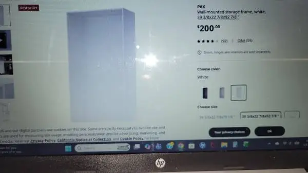 IKEA PAX WARDROBE, DISASSEMBLED, FREE DELIVERY!! only