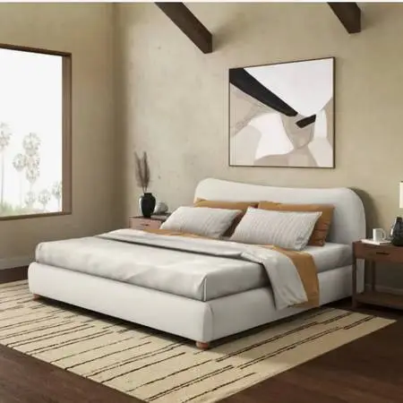 King size sleep number and safaveih bed frame