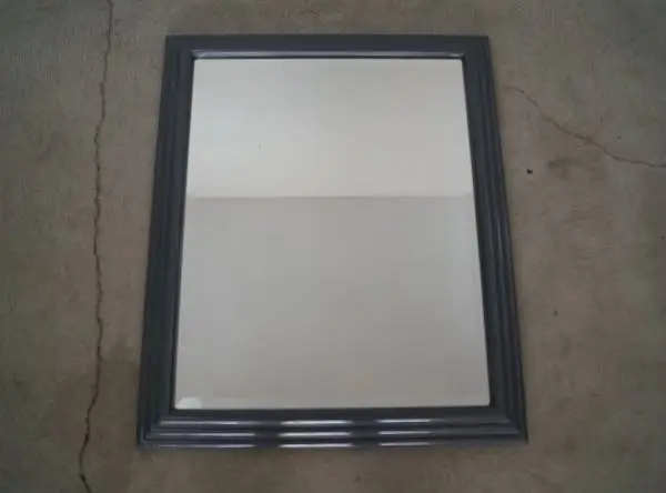 1980s Art Deco Lacquered Mirror by Windsor